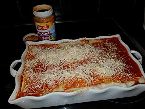 Lasagnes et sauce grecque de mon partenaire raynal et roquelaure