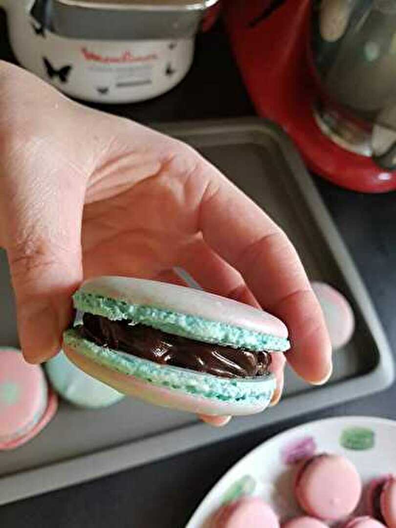 Macarons au chocolat