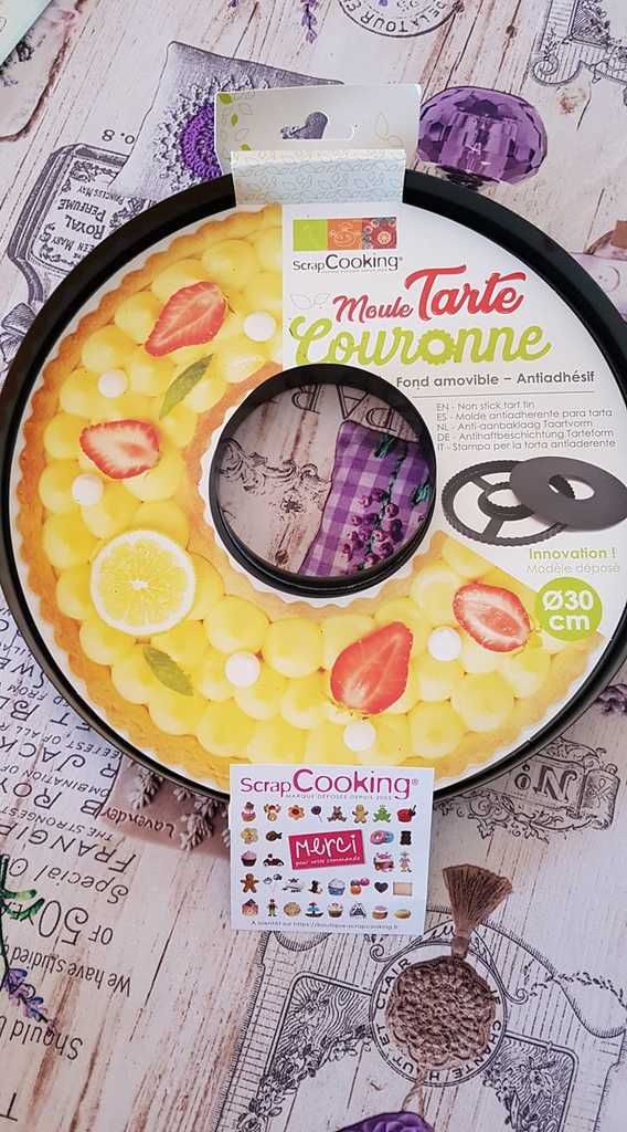 Moule a tarte couronne scrapcooking