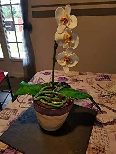 Orchidée cake