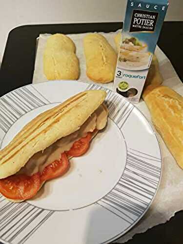 Panini maison (sauce roquefort et sauce barbecue)