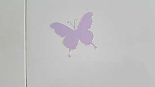 Papillon vinyle "silhouette"