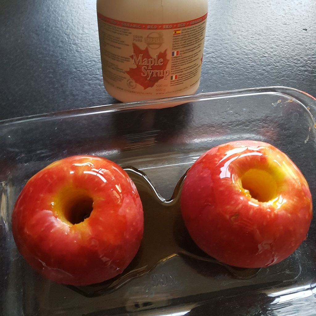 Pommes au four au sirop d'érable Kazidomi