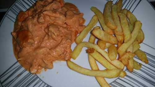 Poulet sauce tomate mascarpone