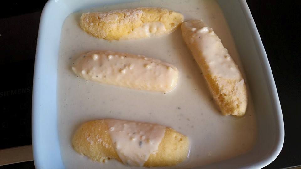 Quenelles sauce béchamel roquefort