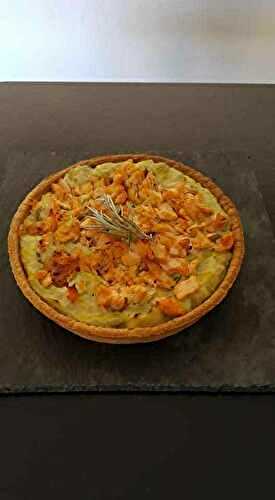 Quiche poireaux/ saumon ( pretagarnir)