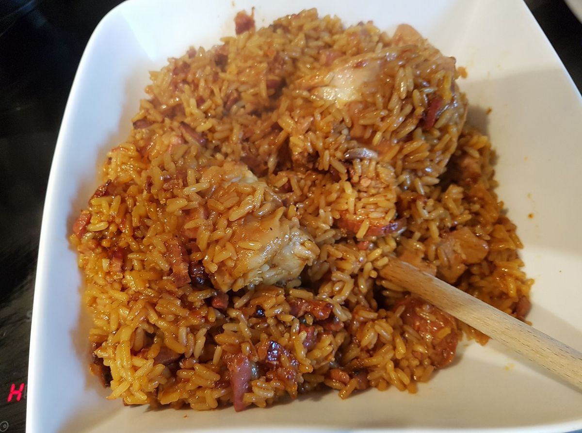 Riz chorizo poulet cookeo