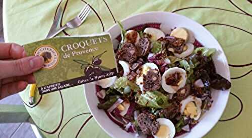 Salade et croquets de provence