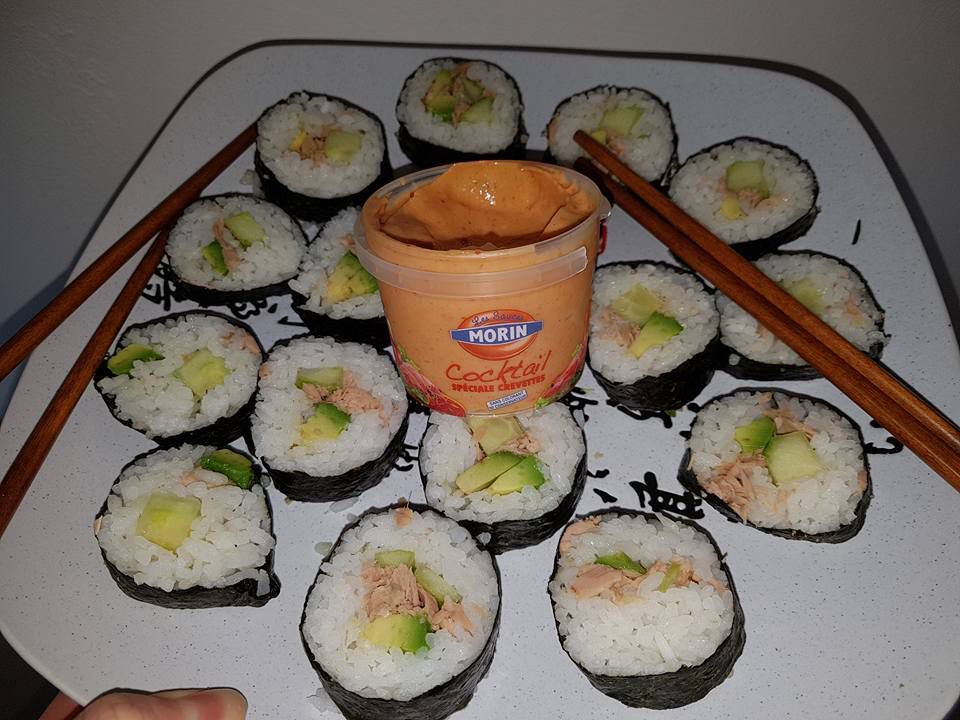 Sushi maison sauce morin
