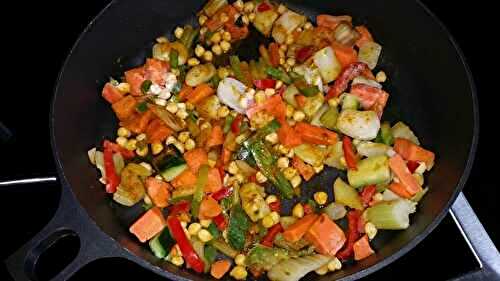 Tajine de boulette avec ses legumes de couscous