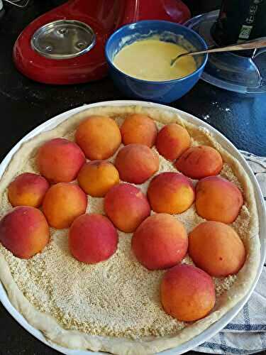 Tarte a l'abricot et poudre d'amande