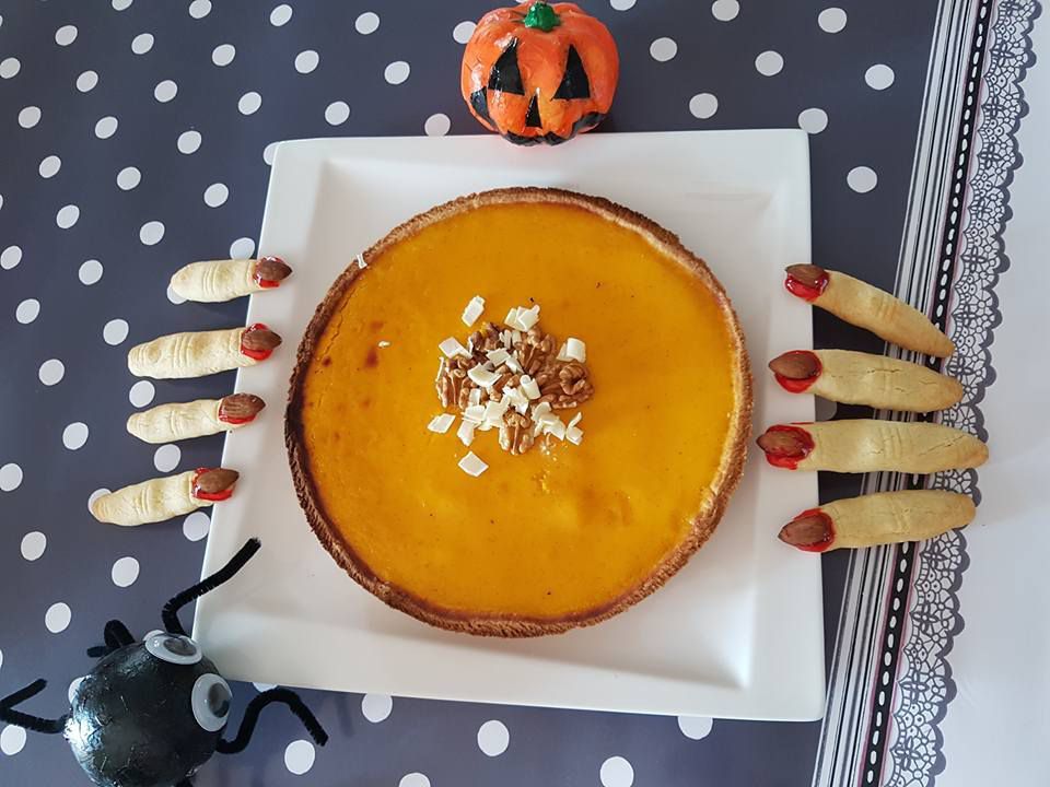 Tarte a la citrouille halloween