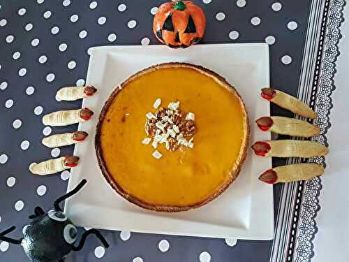 Tarte a la citrouille halloween