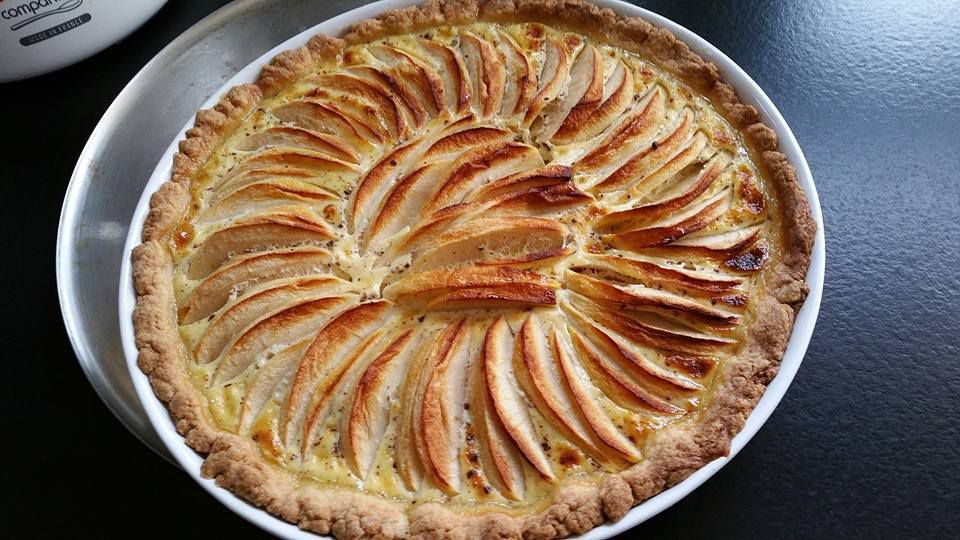 Tarte aux pommes et pâte sablée