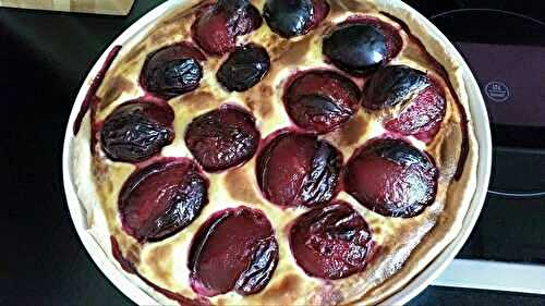 Tarte aux prunes