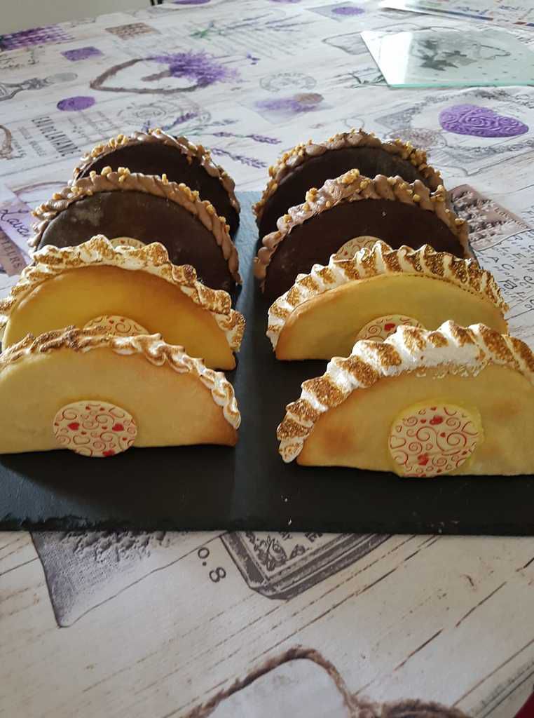 Tartelette citron meringuée et tartelette chocolat