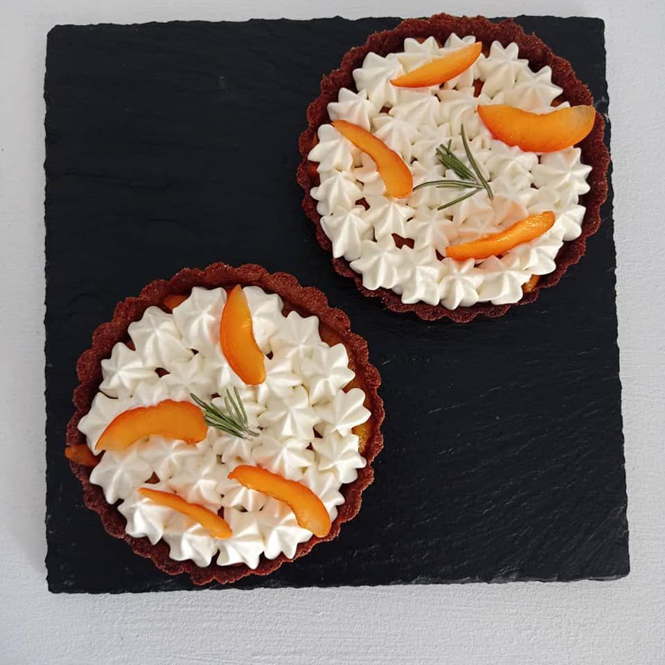 Tartelettes abricots/romarin