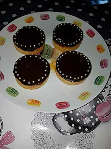 Tartelettes chocolat pistache/amande