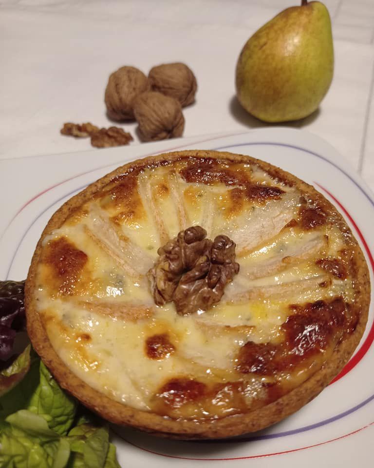 Tartelettes poire/ fourme " prêt à garnir"