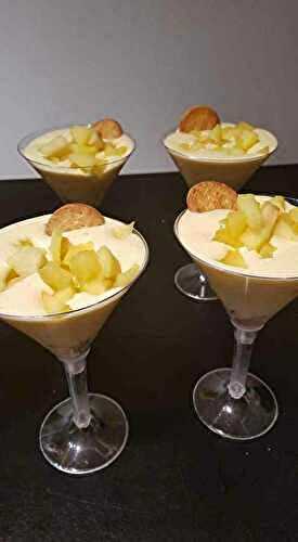 Tiramisu pommes/ biscuits bretons ( verres Thouy) - La cuisine de laeti