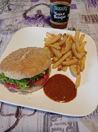Burger et sauce basque petricorena.com