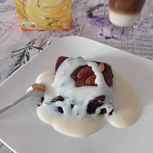 Fondant au chocolat et crème anglaise Boutique JOCK  bordeaux