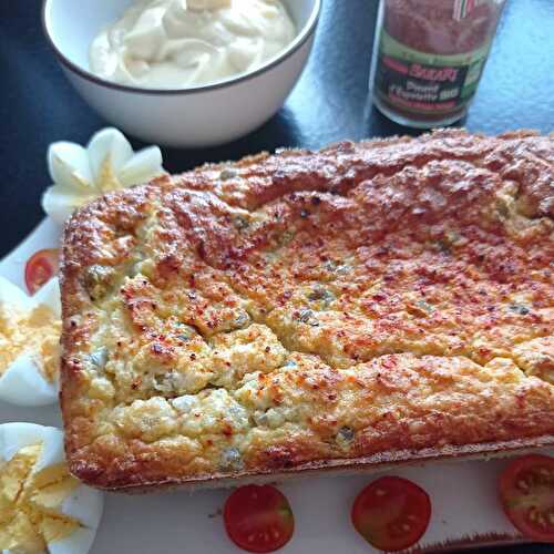 Terrine de poisson petits pois et piment d'Espelette