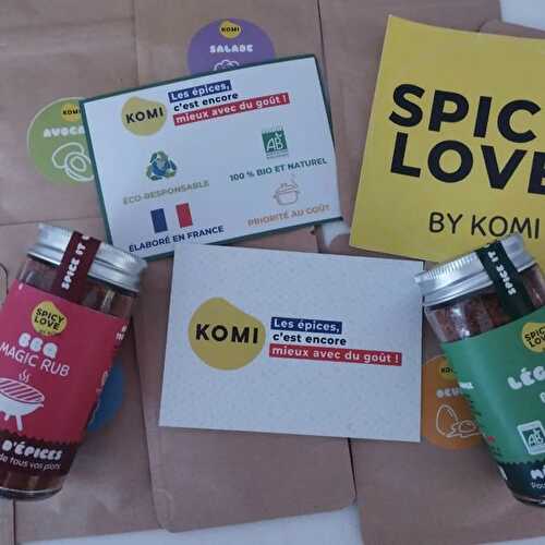 Nouveau partenaire @spicy love @komi épices