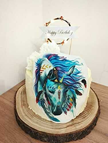Gâteau thème cheval