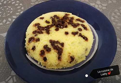 Bowlcake Semoule 🥣 aux pépites de chocolat 🍫