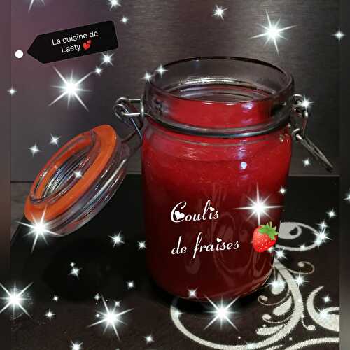 Coulis de Fraise 🍓