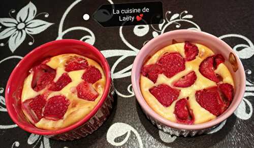 Flan aux fraises 🍓