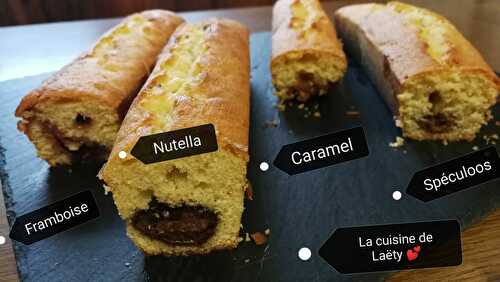 Mini cakes fourrés Fraise 🍓 Nutella 🍫 Spéculoos 🍪 Caramel 🥞