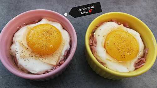 Oeufs Cocotte 🐓🥚 (Cheddar ou Cancoillotte)