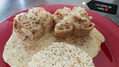 Paupiettes à la moutarde à l'ancienne au Cookeo