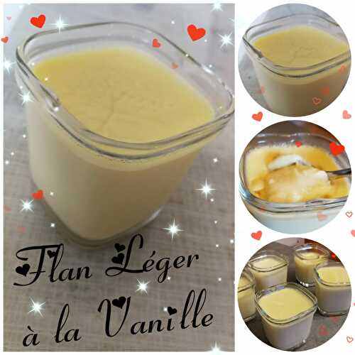 Flan Léger à la Vanille