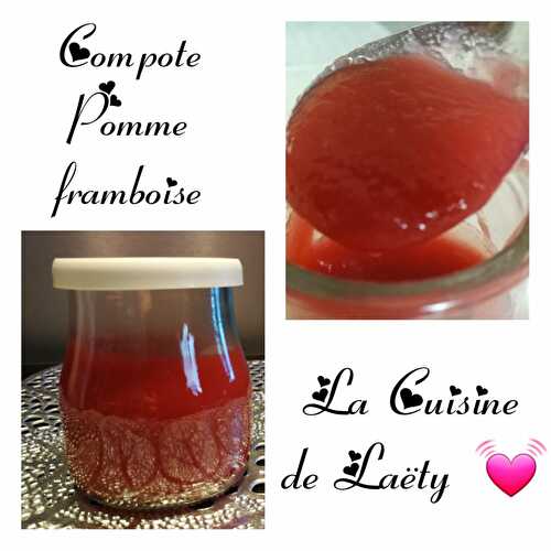 Compote Pommes 🍏 Framboises