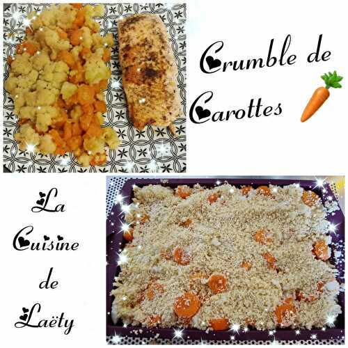 Crumble de carottes 🥕