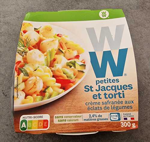 Je teste les plats cuisinés ww : Petites St Jacques et Torti