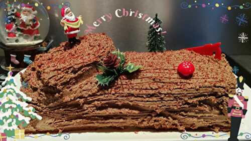 Bûche de Noël Praliné Vanille