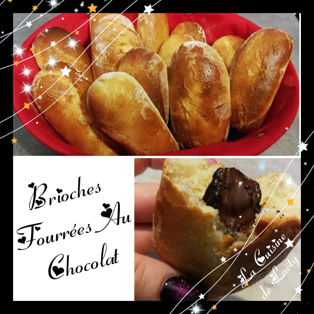 Brioches fourrées au chocolat  ( Pitch Maison )