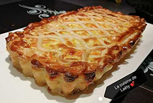 Tarte feuilletée au Thon et aux Légumes