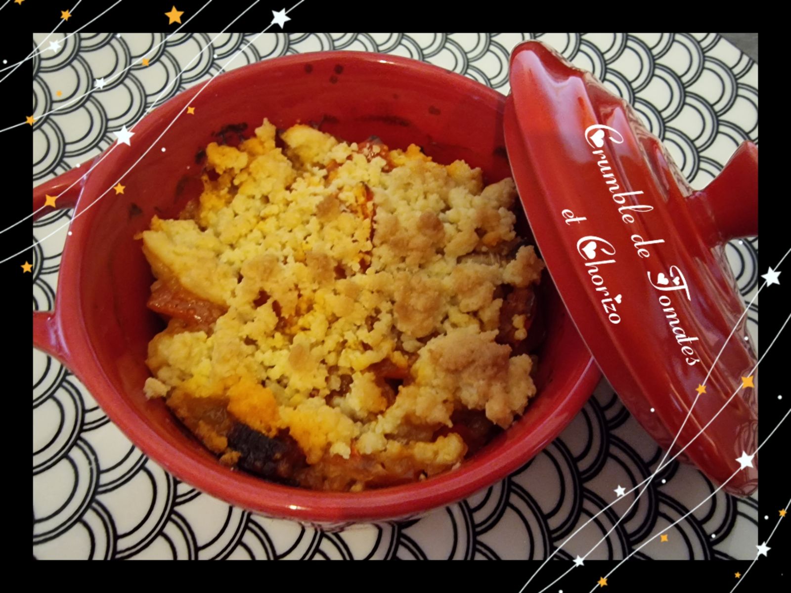 Crumble Tomates Chorizo