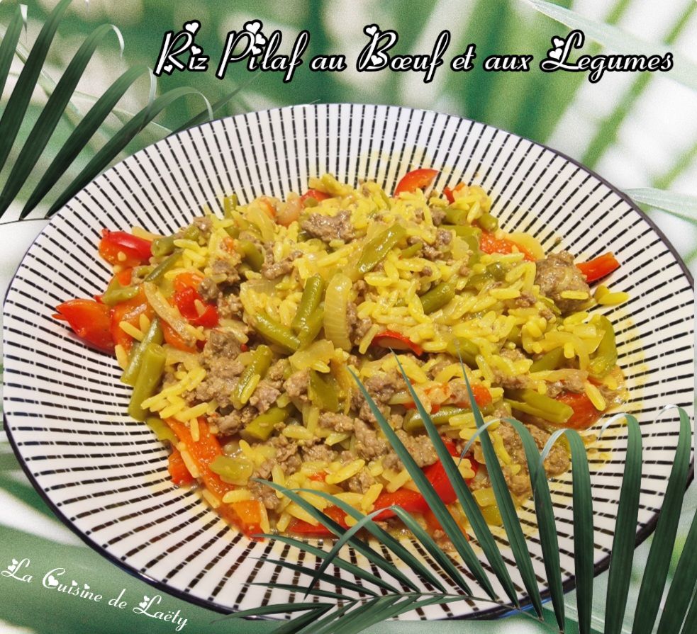 Riz Pilaf au Boeuf et aux Légumes