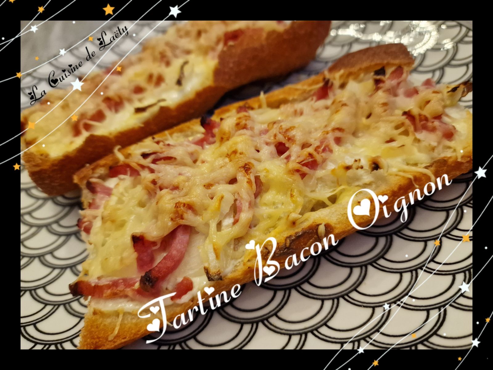 Tartine  Bacon - Oignon