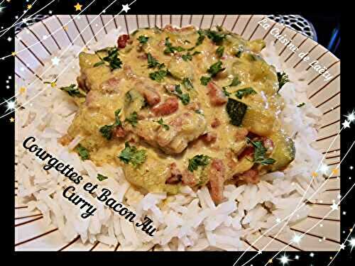 Courgettes et Bacon au Curry