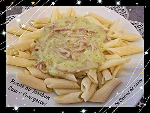 Penne au Jambon Sauce Courgettes