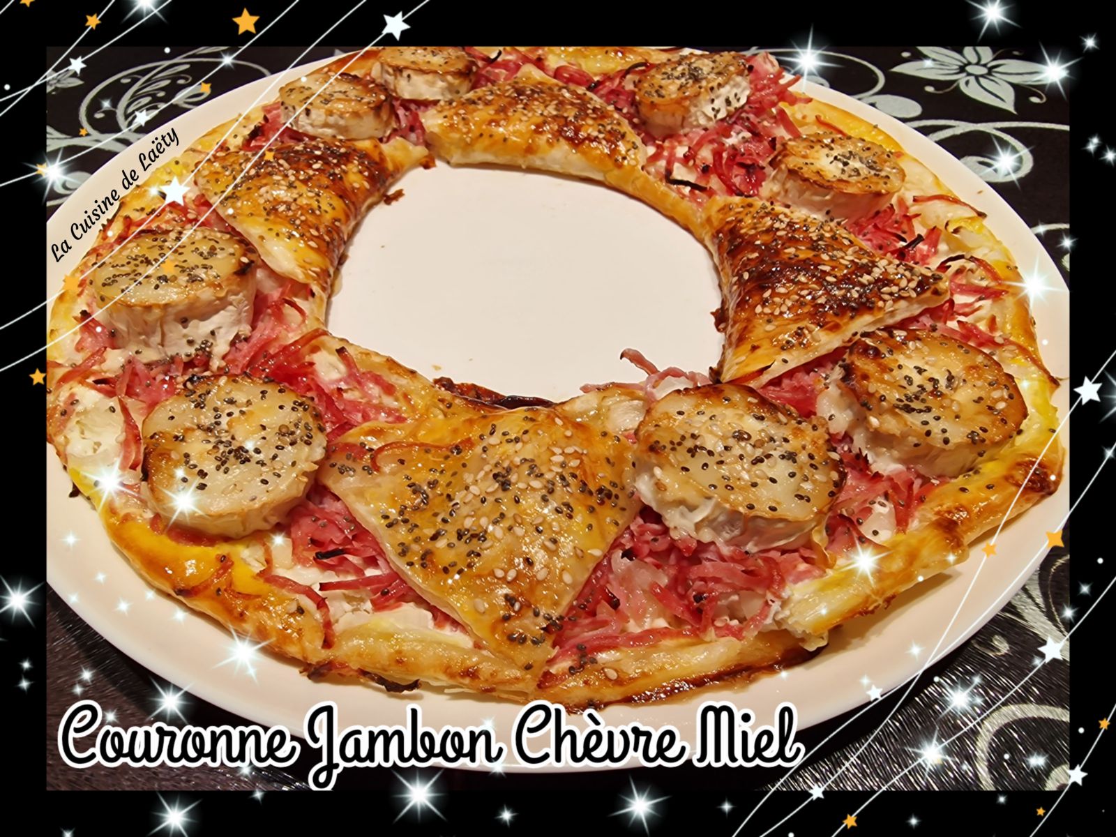 Couronne Jambon - Chèvre - Miel 