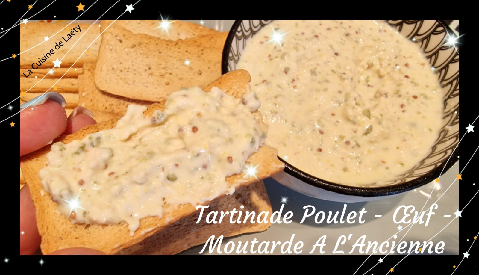 Tartinade Poulet - Oeuf - Moutarde à l'ancienne