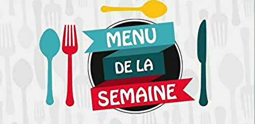 ✏  Menu Semaine 1 Année 2024 ✏